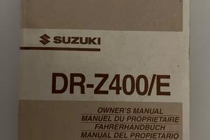 Manuale Suzuki Dr-z400/e