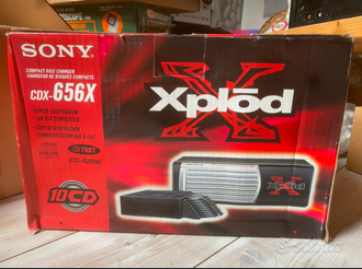 Sony Xplod CD Changer CDX-656X 10 dischi  			