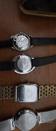 6 orologi vintage + sveglia da viaggio europa