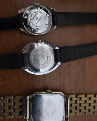 6 orologi vintage + sveglia da viaggio europa