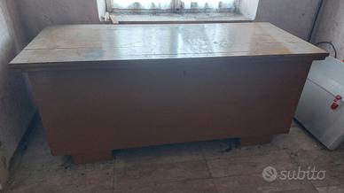 Cassapanca anni 50 in legno chiaro