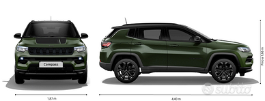 Jeep compass 4xe plugin 4x4 verde