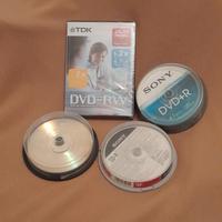 DVD Sony-Coop-TDK, CD Sony