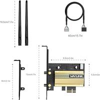 Scheda WiFi 5400Mbps PCIe WiFi 6