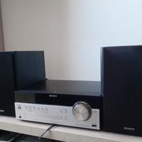 Impianto audio mini hi fi Sony CMT-SBT100