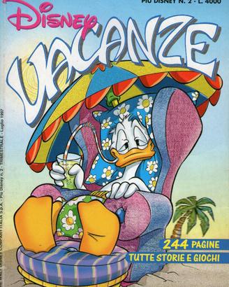 Fumetto piu' disney n.2-vacanze-disney-luglio 1997