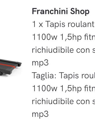 Tapis roulant
