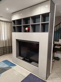 Parete attrezzata mobile soggiorno porta tv