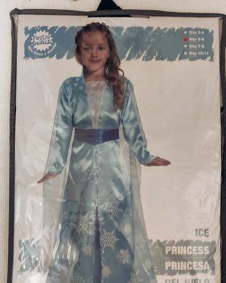 costume di carnevale Elsa Frozen 