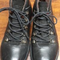 Scarponi in pelle nera 44