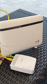 Modem wifi wind 3  + ONT Zyxel per fibra ottiica
