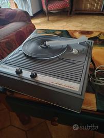 Giradischi Portatile Vintage Lesa Colorado Anni 60