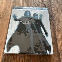 confezione DVD del film The Matrix Resurrections.

