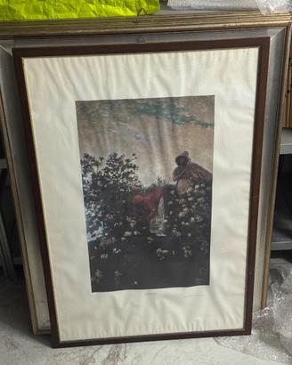 QUADRO Stampa Antica Winslow Homer Upland Cotton