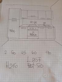 Cucina perfettamente funzionante