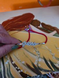 braccialetto Guess cordino rosso