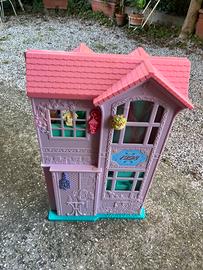 casa delle barbie vintage + barbie + accessori