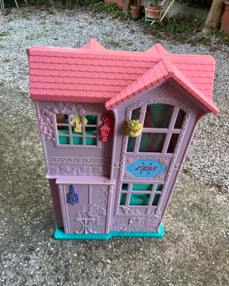 casa delle barbie vintage + barbie + accessori