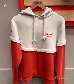 Felpa yamaha rossa e bianca