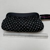 Borsetta elegante Chiara P.in tessuto nero tempest