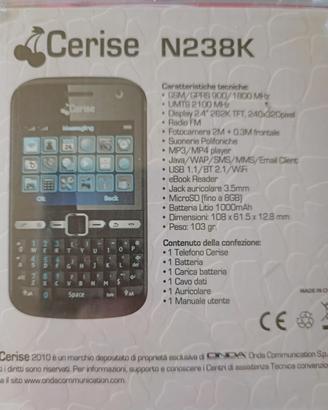 Smartphone ONDA Cerise N238K nero Dual Sim Wi-Fi