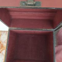 bauletto in legno e cuoio