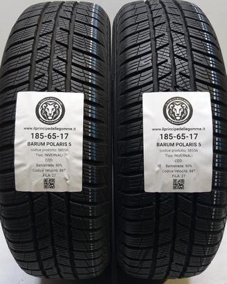 2 GOMME 185 65 17 BARUM A58556