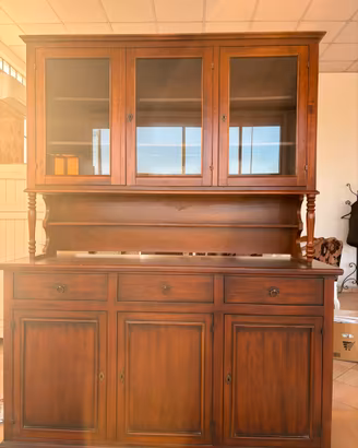 Credenza 6 porte in noce