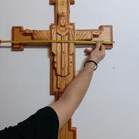 crocefisso di Cristo sacerdote fatto a mano da me