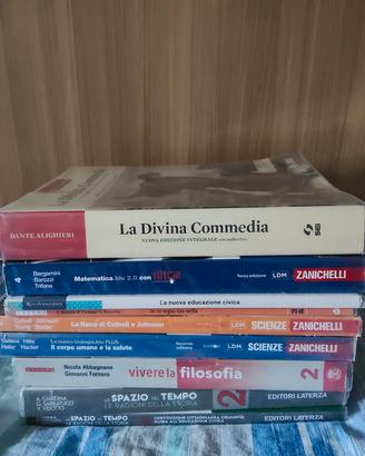 libri scolastici liceo scientifico scienze  4 e 5