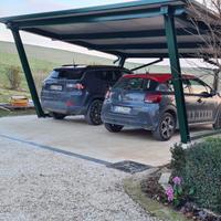 Carport tettoia per auto ripara dalla grandine