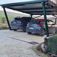 Carport tettoia per auto antigrandine