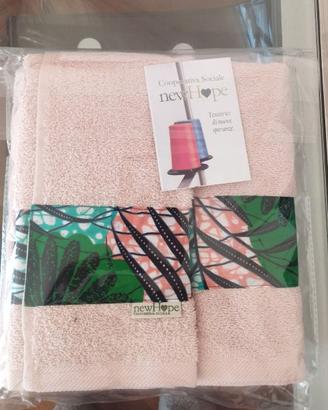 Set 3 asciugamani da bagno New Hope nuovi con conf