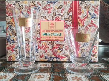 12 Bicchieri in cristallo vintage Nuovi