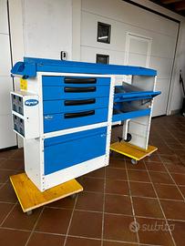 scaffale cassettiera da furgone allestiemento