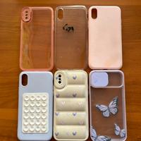 6 COVER IN CONDIZIONI COME NUOVE PER IPHONE X/XS