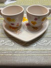 Set tazzine e piattino - Roman Gallery