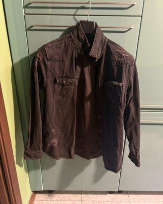 Camicia jeans nera zara