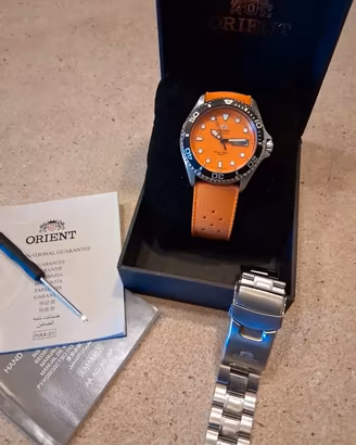 Orient Mako  Ray II Orange FAA02006M9 – Full Set
