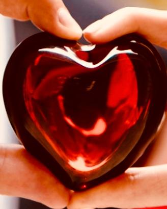 Cuore in cristallo Baccarat