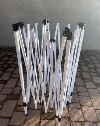 Gazebo 3 x 3 Pieghevole Idrorepellente Struttura