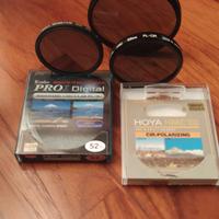 Filtri, polarizzatori, anelli adattatori, pod