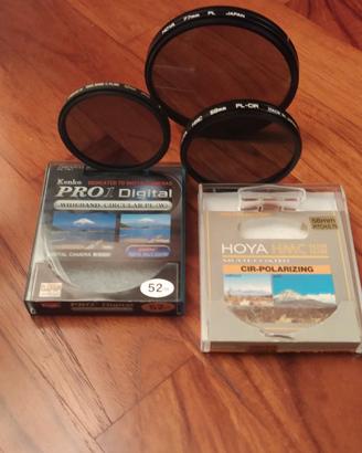 Filtri, polarizzatori, anelli adattatori, pod