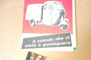 brossure catalogo piaggio ape originale nos volant