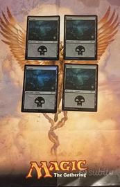 Magic the gathering 'Swamp' Core set 2020 promo X4
