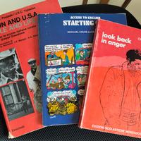 gruppo libri scolastici di inglese vintage