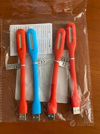 4 Luci LED USB Nuove