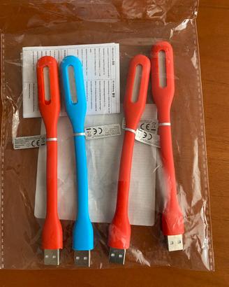 4 Luci LED USB Nuove