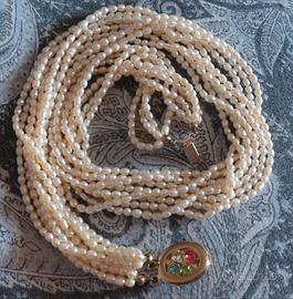 collana perle di fiume 