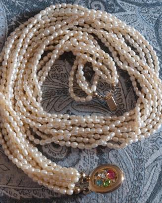 collana perle di fiume 